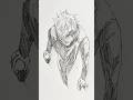 Drawing Gojo Satoru #shorts #drawing #anime #jujutsukaisen #gojo #satorugojo #art #fan #fans