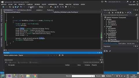 Programacion en N capas con Csharp y Sql server video 7