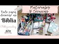 📌 Materiales y técnicas que utilizo para decorar mi Biblia !!! (Vídeo completo)