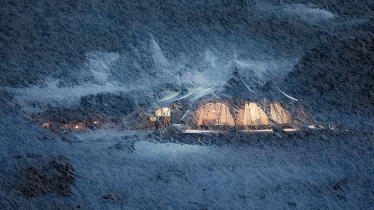 Snowstorm Sounds, Howling Wind for Deep Sleep | Cold and Relaxing ...