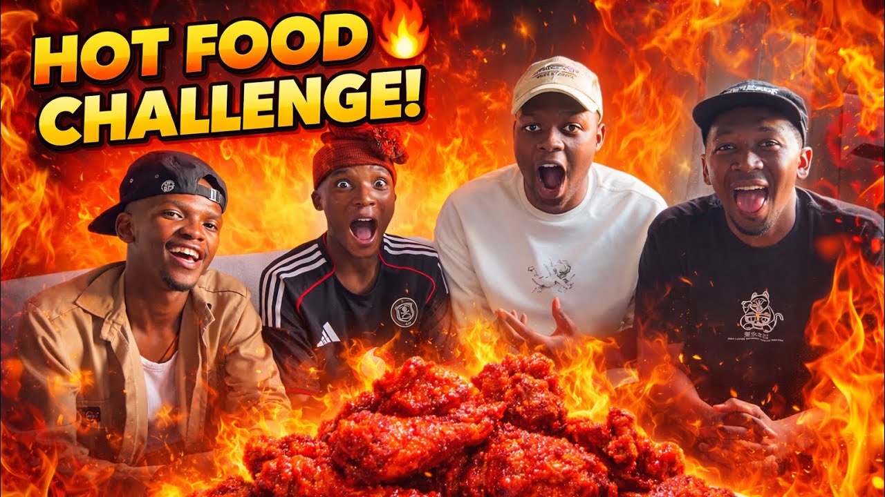 Hot Food Challenge || with Inkosi Yama Ndebele, Sange Nyali & Ta Bitches