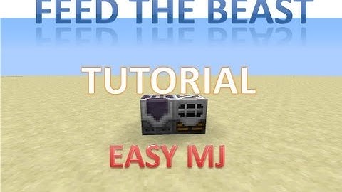 FTB Easy Mj/Buildcraft Power Tutorial