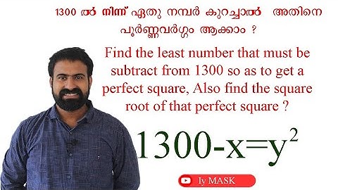 Find the least number that must be subtract from 5600 to make it a perfect square?SPEEDMATHS,BANKPSC