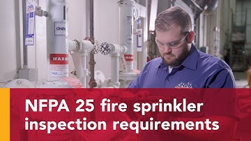 Your essential NFPA 25 fire safety inspection checklist for work