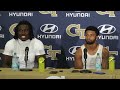 GT FB: Jordan Walker and Chad Alexander postgame press conference (2026 White &amp; Gold Game)