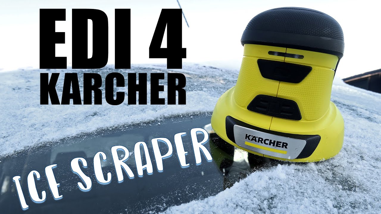 Karcher EDI 4 Cordless Electric Ice Scraper Cordless Windshield Scraper for  Ice, Snow and Frost