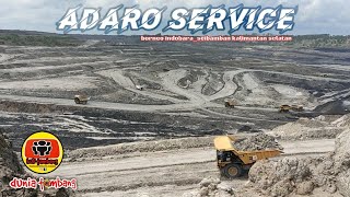 AKTIVITAS TAMBANG BATUBARA ADARO SERVICE BORNEO INDOBARA KALIMANTAN SELATAN | MINING ACTIVITY