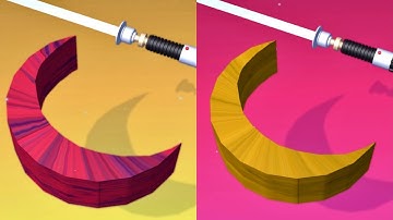 ASMR Cutting game! Relaxing sounds! Satisfying ASMR Video