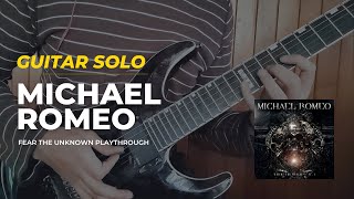 Michael Romeo - Fear the unknown - Neoclassical Guitar Solo Cover by BruceGuitarMusic