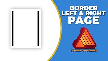 How to add border to left and right of page in Affinity publisher