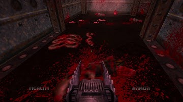 Brutal Doom 64 - MAP00 and MAP01 - Staging Area | Gameplay |