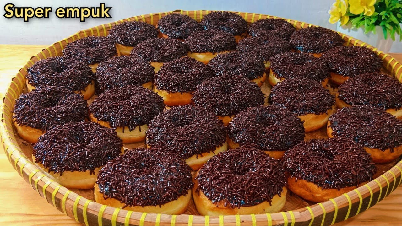 Donat kentang ½ kg tepung cukup 2 telur super empuk banget