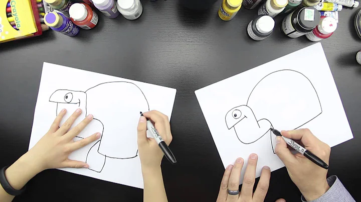 How To Draw A Turtle (Cartoon Turtle)