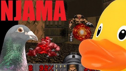 Clippy plays Doom 2: NJAMA - a 5 map wad by pigeonduckthing - UV & commentary