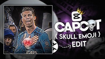 New skull emoji edit tutorial [amor na praia-super slowed] Edit with GK 