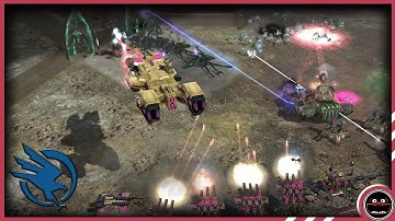 Tag Team 2v4 Unofficial Big Bang Patch 1.04 - GDI, Nod T-59, R-17 - Brutal AI Steamroller - 2022