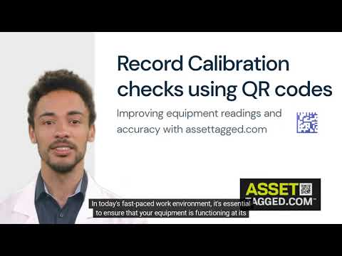 QR Code and calibrations checks for laboratory equipment