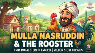 Mulla Nasruddin & The Rooster 🐓 | Funny Moral Story in English | Wisdom Story for Kids News