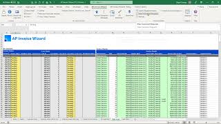 Accounts Payable Invoice Wizard - Performing a Bulk Data Upload
