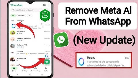 How to Remove Meta Al from WhatsApp (Update) | How to Turn Off Meta Al in WhatsApp
