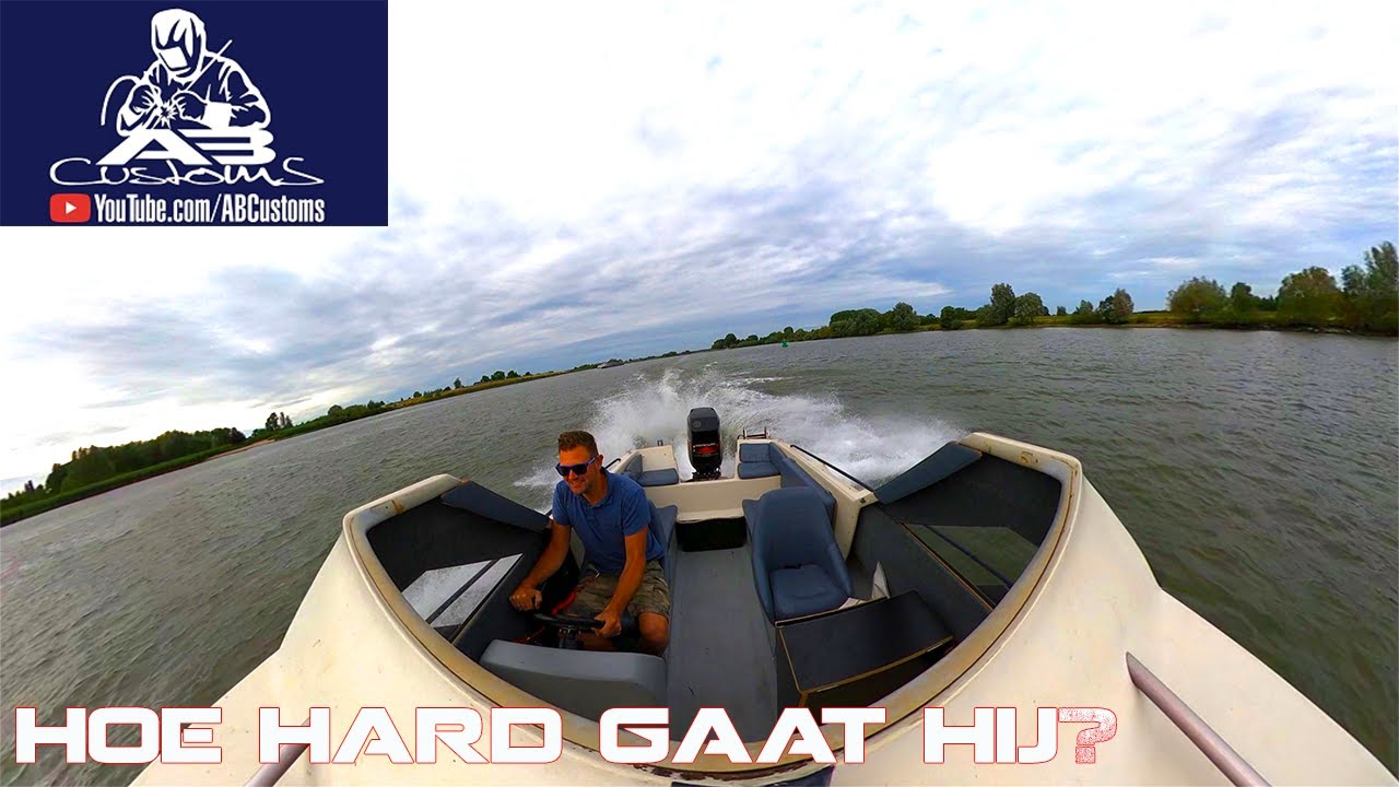 Hoe hard zal de boot gaan?
