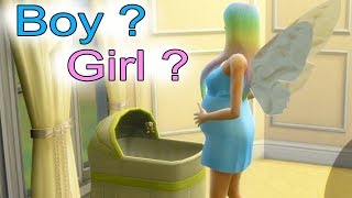 Baby Boy or Girl ? ! Fairy Family SIMS 4 Game Let's Play  Video Part 33