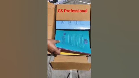 CS Professional Books Unboxing 📚📚 #shorts #csprofessional #icsi #csexecutive #cseet