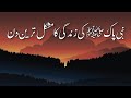 Huzoor ki zindagi ka mushkil tareen din  islamic storys tasleema writes