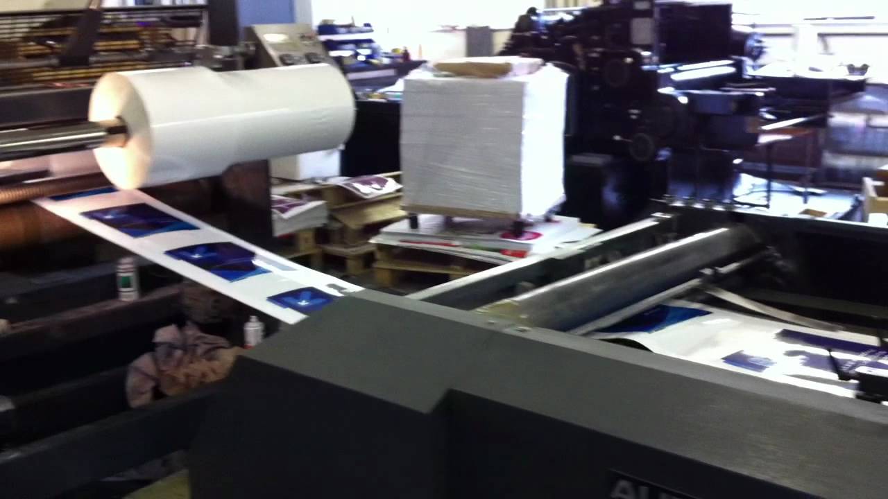 Lamination Examples Example of gloss lamination - YouTube