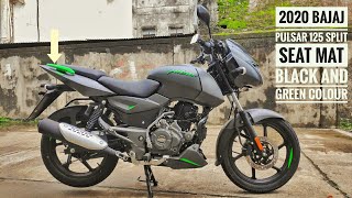 2020 Bajaj Pulsar 125 Split Seat Bs6 Matt Black & Green New colour Update.