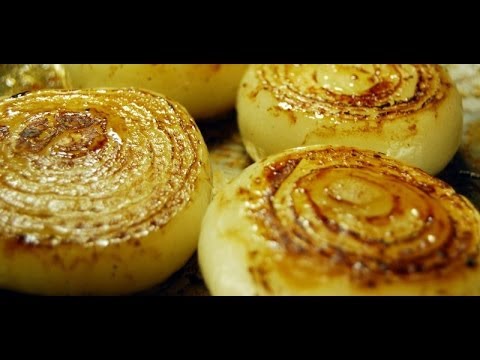 Jan Charles Cooks Roasted Onions, Roasted Onions Recipe, How to Make Roast Onions