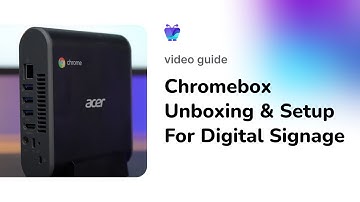 Chromebox Unboxing & Setup For Digital Signage