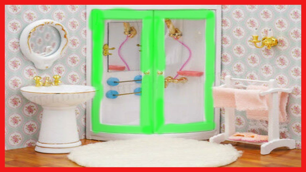 Mini DIY DollHouse /Mini Bathroom/How to make a doll bathroom YouTube