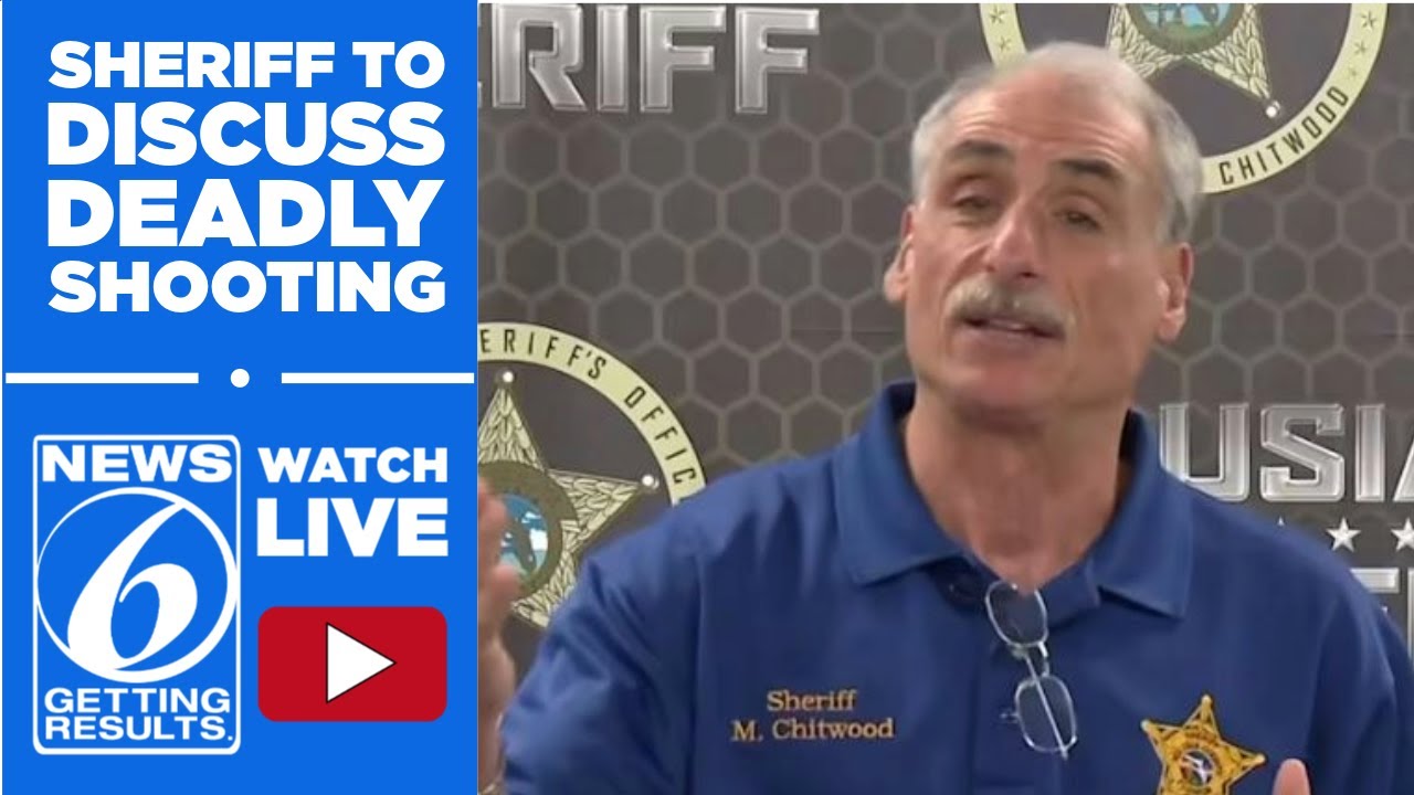 Volusia sheriff to discuss deadly shooting of stabbing suspect - YouTube