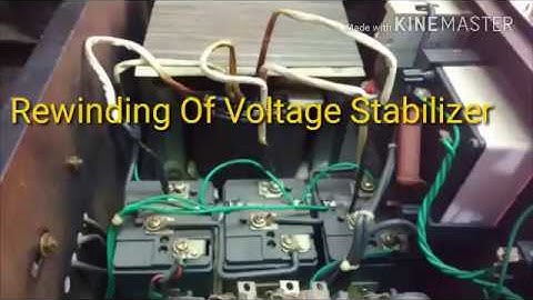 REWINDING OF VOLTAGE STABILIZER|How to rewind automatic voltage stabilizer|Skill Development