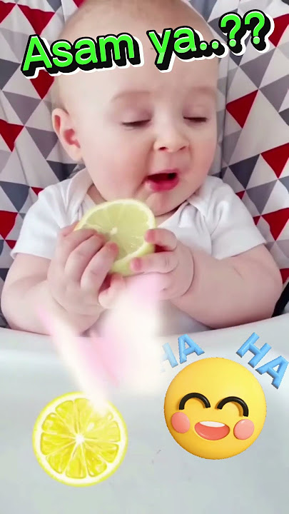 Bayi Lucu merasa keasaman makan jeruk...#bayilucu #bayigemes #cutebaby