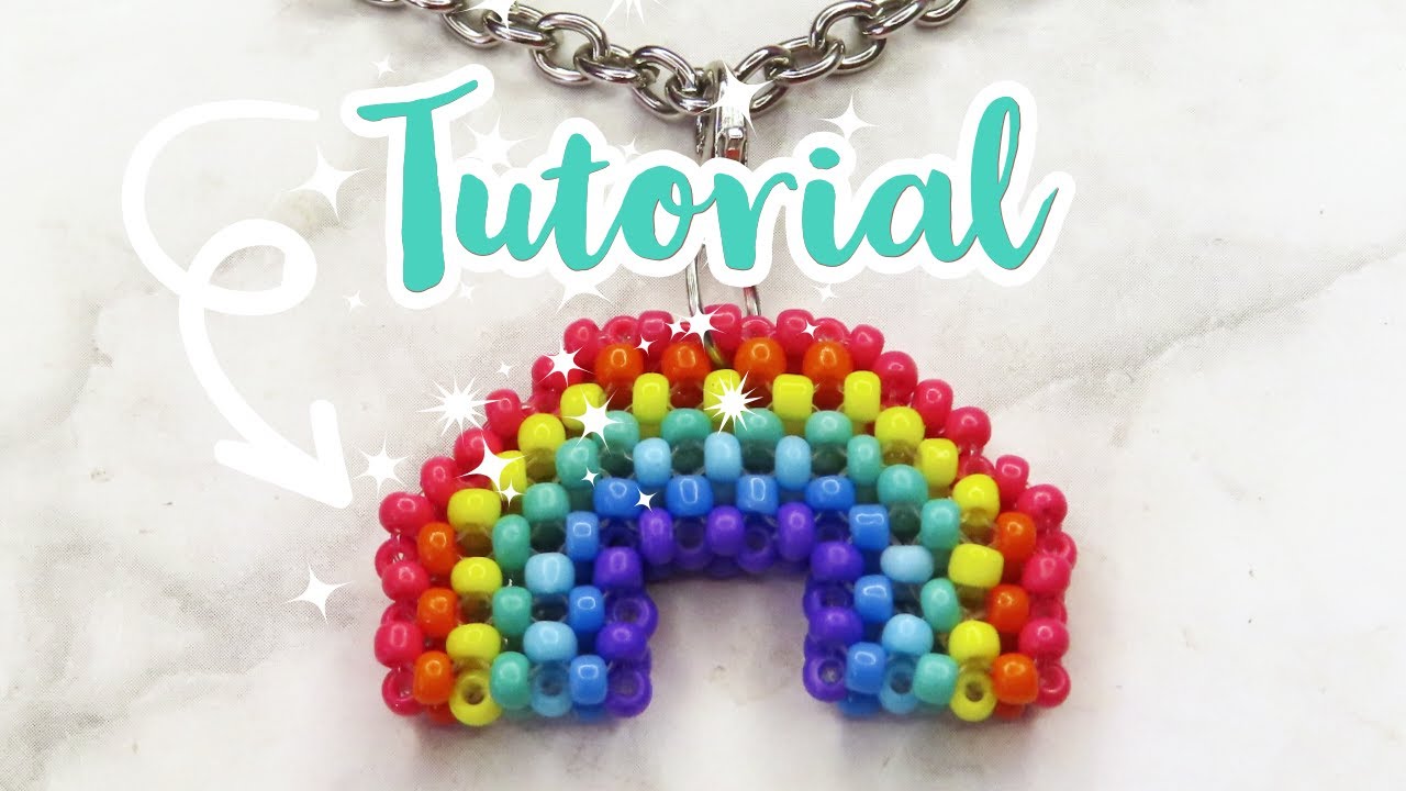 Seed Bead Rainbow Tutorial  DIY Jewelry Making 