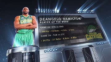 MVP VBA 2017 || De Angelo Hamilton -  "Block Machine" | Tuần 6