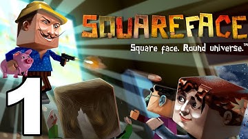 Squareface - Gameplay Walkthrough Part 1 - Bedroom 1-3 (iOS)