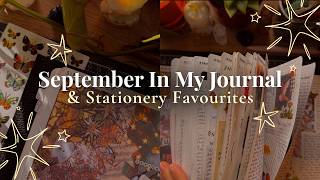 September Journal Flip Through🍂 | Stationery Favourites & Creative Journaling