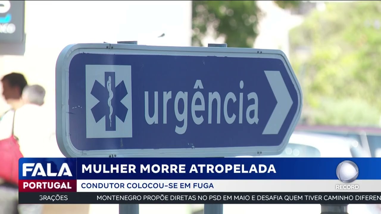 Condutor mata mulher e foge em Santarém