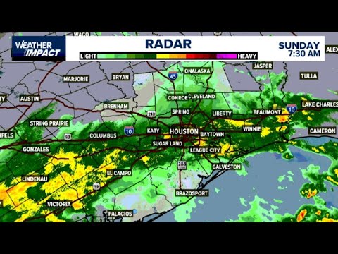 Live radar: Track showers, storms in the Houston area - YouTube