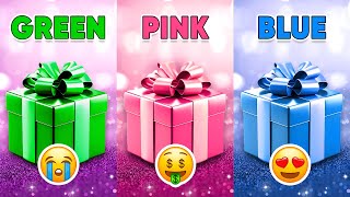 Choose Your Gift...! Green, Pink or Blue 💚💗💙 How Lucky Are You? 😱