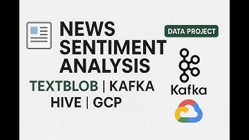 Real-Time News Sentiment Analysis with Kafka & Hive in GCP | TextBlob + NewsAPI Project