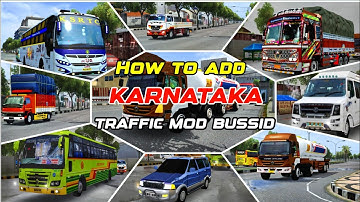 🔥How To add - KARNATAKA TRAFFIC MOD in bus simulator indonesia |BUSSID V4.4.1|#bussid 😳😮