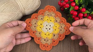 ✅ Dünya nın güzel ve kolay motifi / tek motifli bebek battaniyesi/ crochet baby blanket