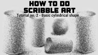 How to do Scribble art #Tutorial for beginners #How to draw anything #Scribbling art techniques #art