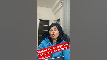 short video #shortvideo kuznets Puzzle keynes vs kuznets consumption function #shortsyoutube