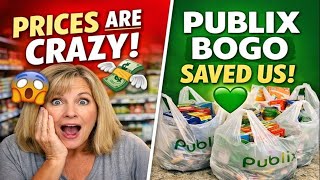When Grocery Prices Are Overwhelming! 😱💚 Hubby’s Publix BOGO Haul Saved the Day!