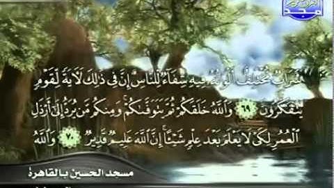 تلاوة نادرة  من سورة النحل - محمد صديق المنشاوي  Almajd3